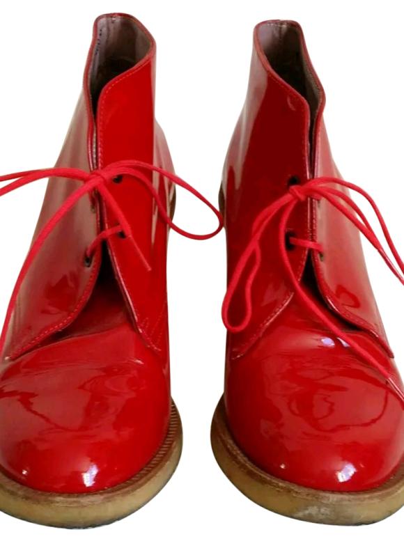 Robert Clergerie Patent Leather Ankle Boots