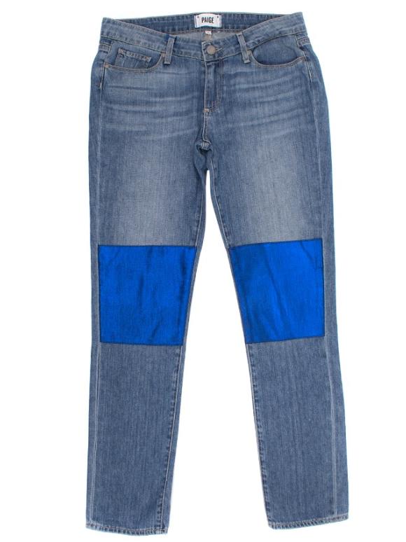 Paige Jimmy Jimmy Skinny Jeans with Patches