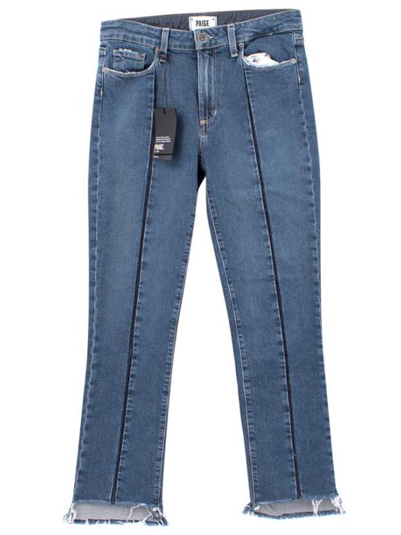 Paige Julia Uneven Hem Jeans