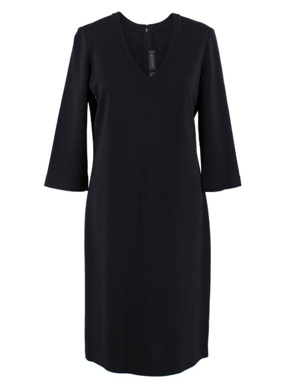 St. John Black Knit Dress