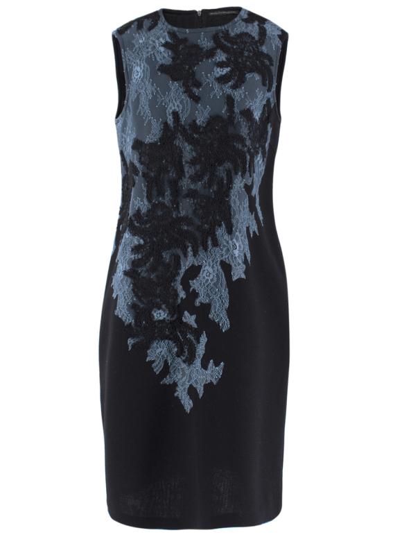 Ermanno Scervino Lace Applique Shift Dress