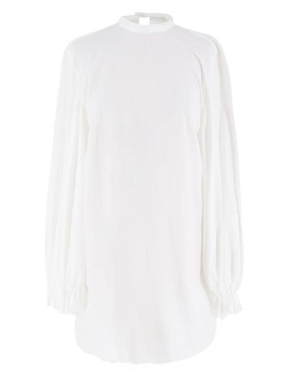 Johnathan Cohen White Tie-back Long Sleeved Tunic