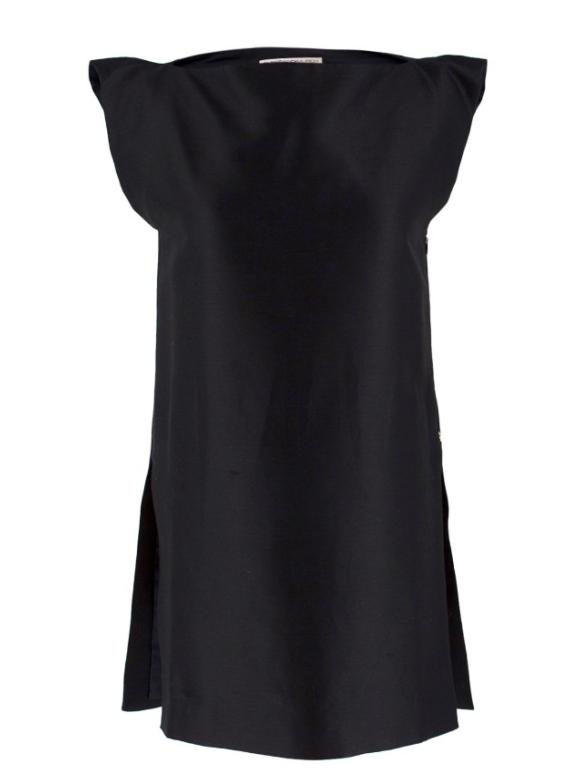 Alessandra Rich Black Cotton Tunic
