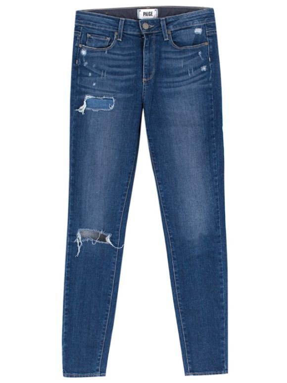 Paige Hoxton Ultra Skinny distressed jeans
