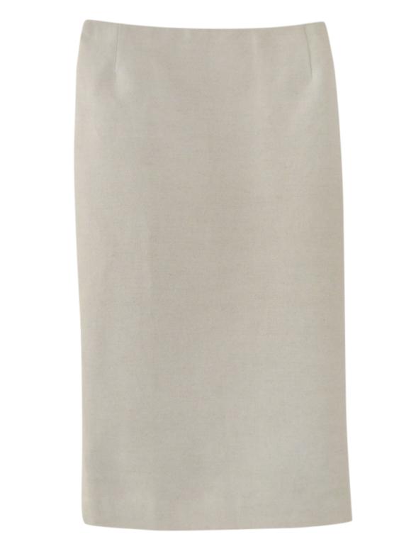 Prada linen and cotton-blend pencil skirt
