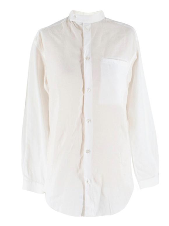 12/05 White cotton Oversized Shirt