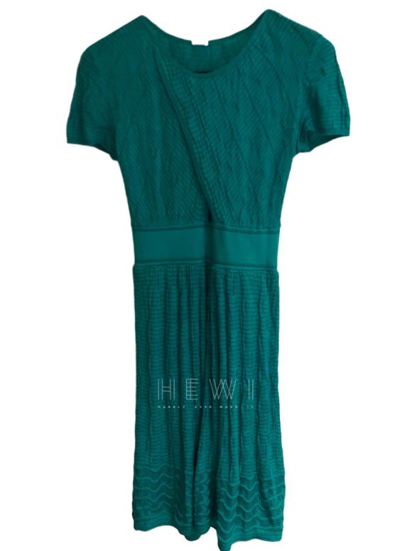 M Missoni Turquoise Knit Dress