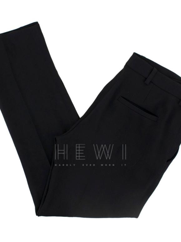 Vanessa Bruno Black Crepe Tailored Trousers