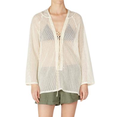 Albus Lumen Creme Aziza Crochet Top