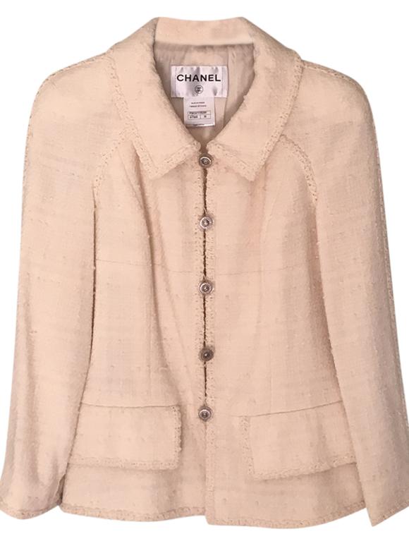 Chanel Cream Tweed Jacket