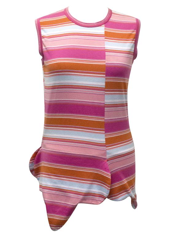 Comme des Garcons Striped Sleeveless Top