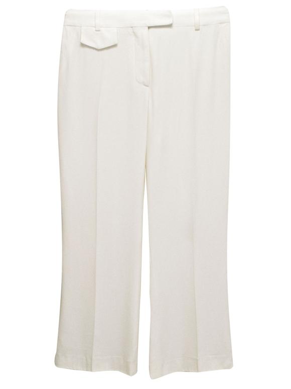 Alexander McQueen White Trousers