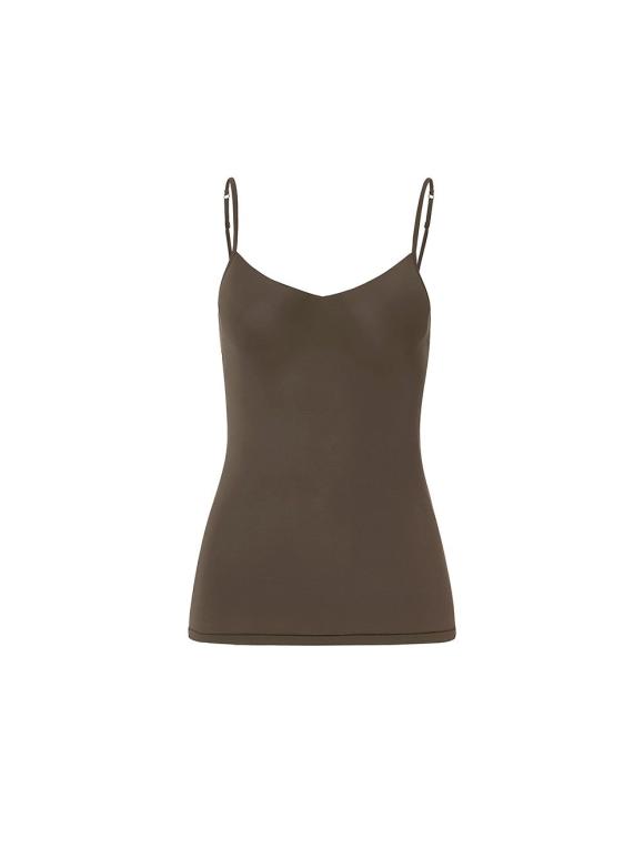 Hanro Khaki Padded Cami Top