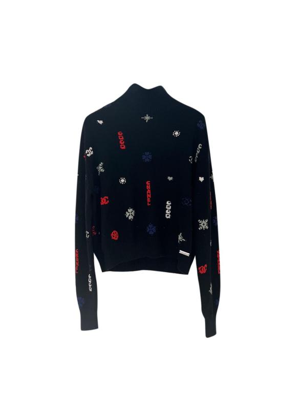 Chanel Coco Neige Cashmere Intarsia Jumper