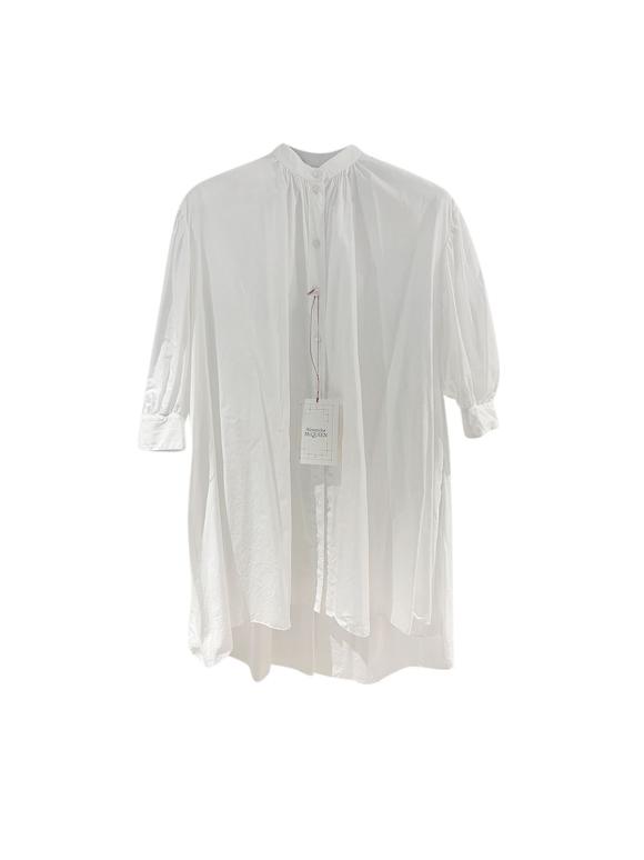 Alexander McQueen White Cotton Shirt Dress