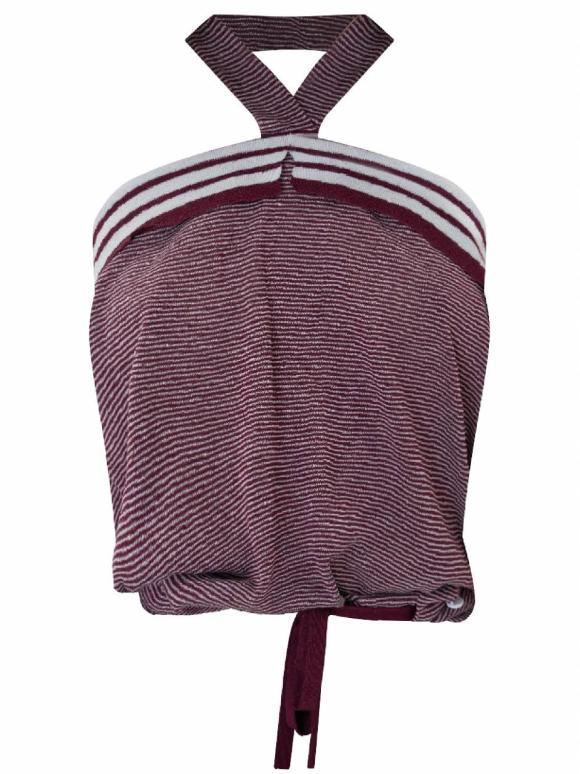 Chanel Coco Striped Halterneck Top