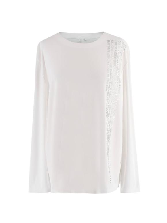 Norma Kamali SPF Boyfriend Long Sleeve Crew Top