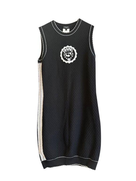 Chanel No.5 Black Mini Dress