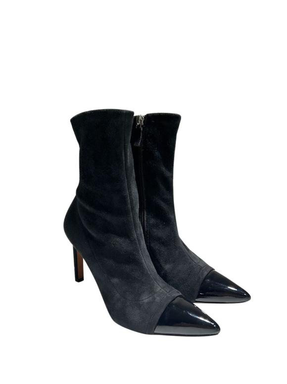 Givenchy Black Suede Ankle Boots