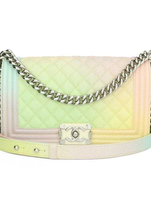 Chanel Rainbow Caviar Boy Bag