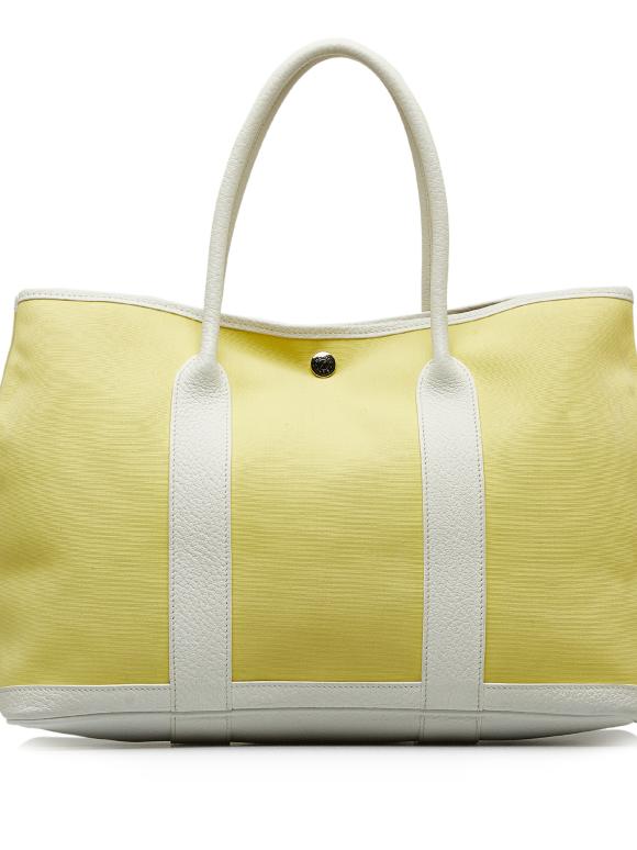 Hermes Yellow Toile Garden Party TPM