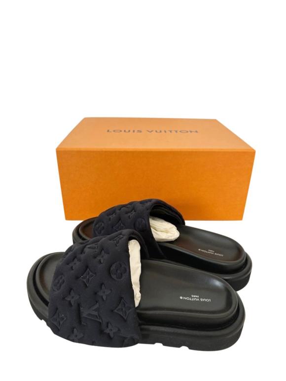 Louis Vuitton Black Pool Pillow Mules