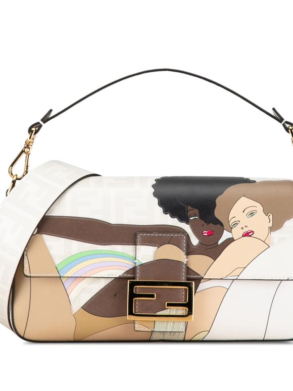 Fendi Bikini Girls Zucca Baguette Bag