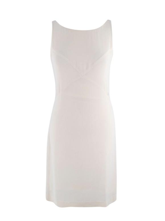 Chanel Cream Silk Mini Dress