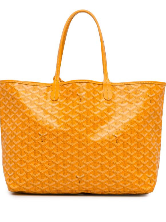 Goyard Yellow Goyardine Saint Louis PM Tote
