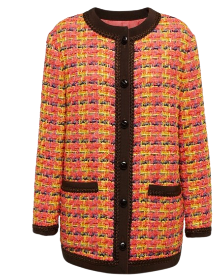 Gucci Multi Coloured Lame Tweed Jacket