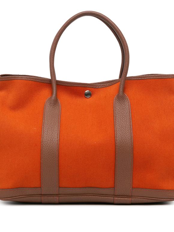 Hermes Burnt Orange Toile and Negonda Garden Party 36