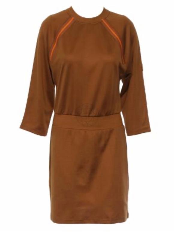 Hermes Orange Sweatshirt Dress