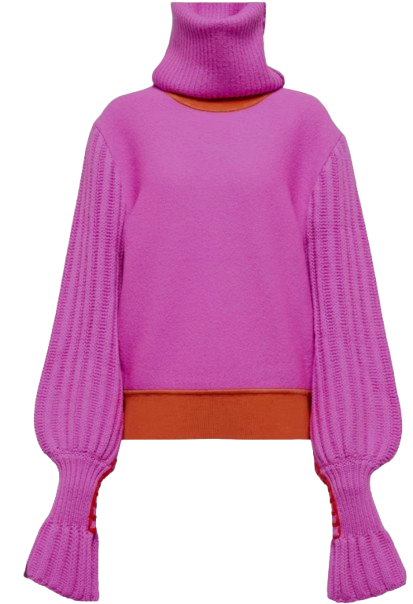 Roksanda Hot Pink/Red Wool Jumper