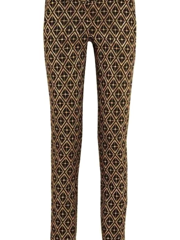 Balmain Gold Brocade Trousers