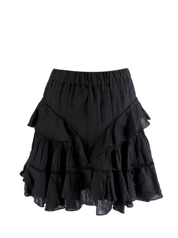 Isabel Marant Etoile Black Alikaya Mini Skirt