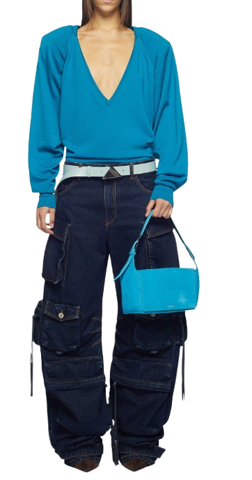 The Attico Fern Cargo Trousers