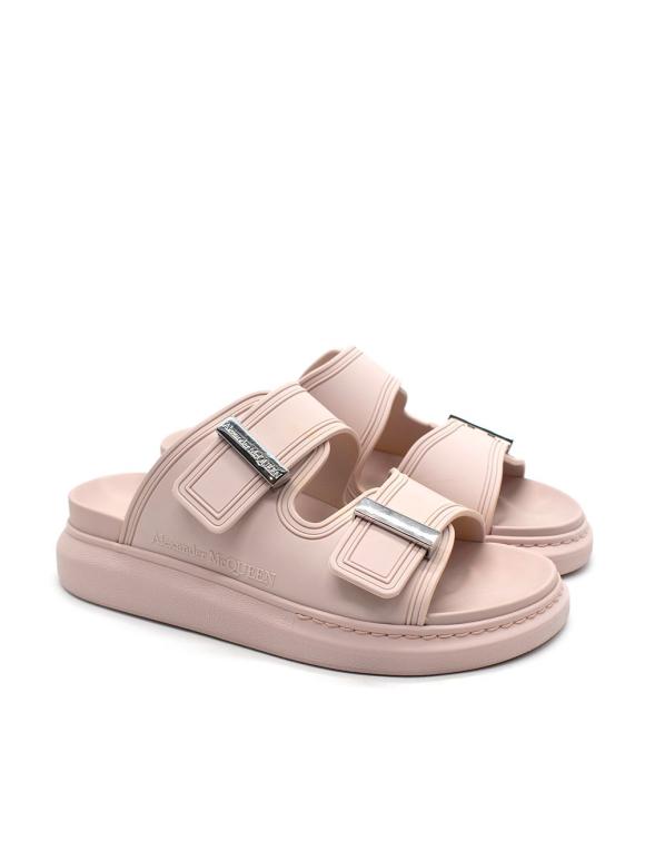 Alexander McQueen Rose Pink Hybrid Slide