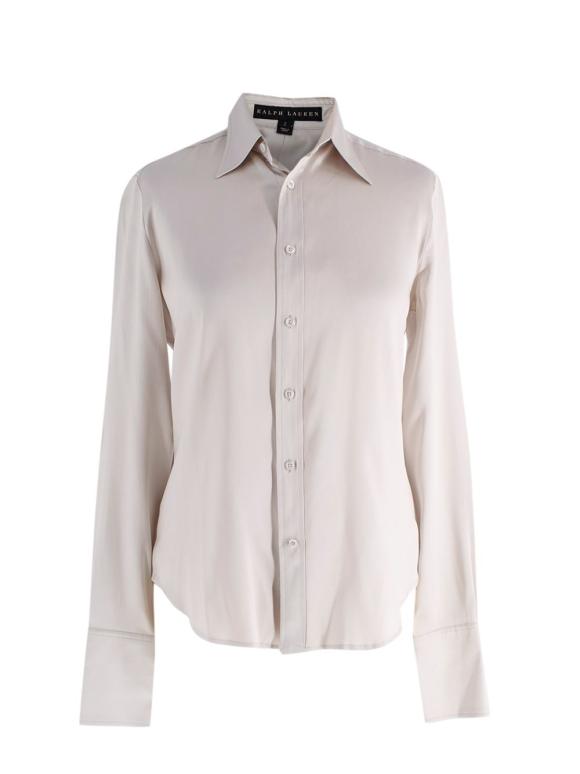Ralph Lauren Collection  Grey Silk Blend Shirt