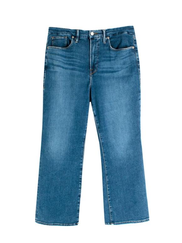 Good American Blue Bootleg Jeans