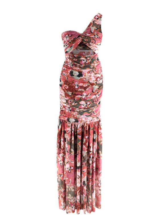 Misa Los Angeles Floral Resort Batik Mesh Alethea Dress