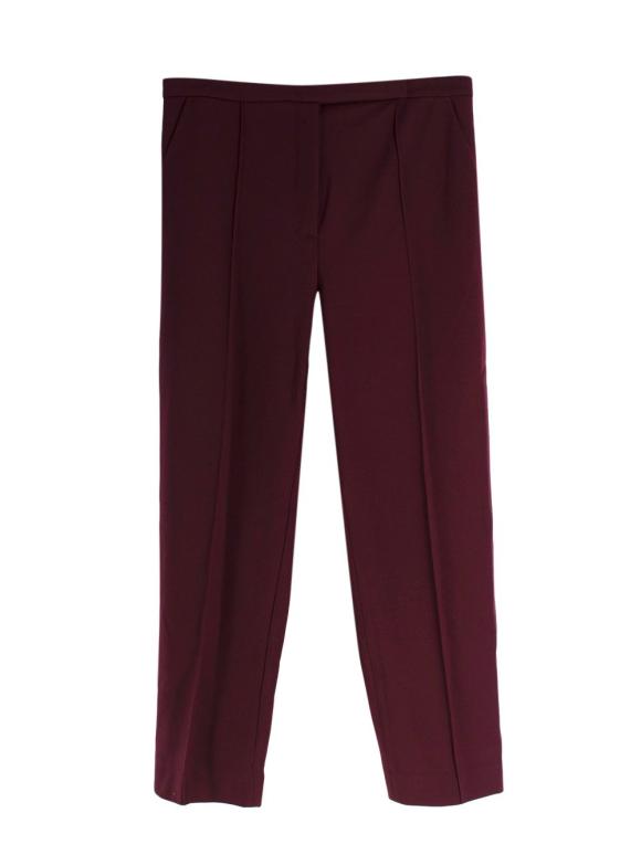 Dorothee Schumacher Burgundy Summer Cruise Trousers