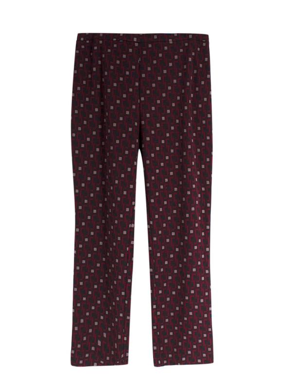 Diane Von Furstenberg Red Tavolara Trousers