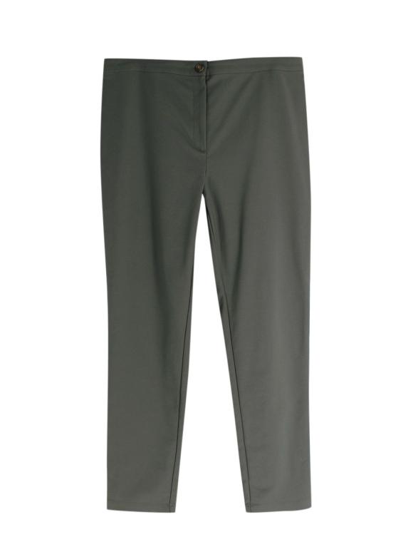 Marina Rinaldi Teal Green Slim Fit Trousers