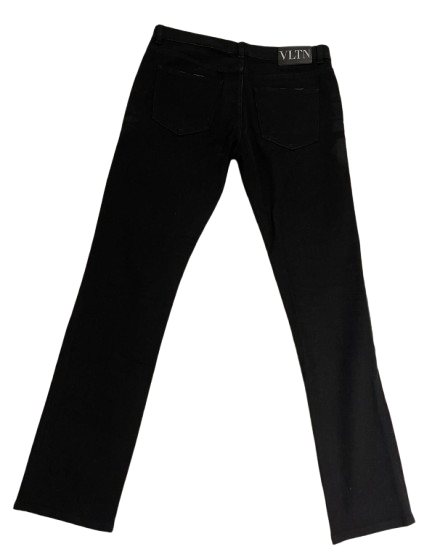 Valentino Garavani Black Stretch Skinny Jeans