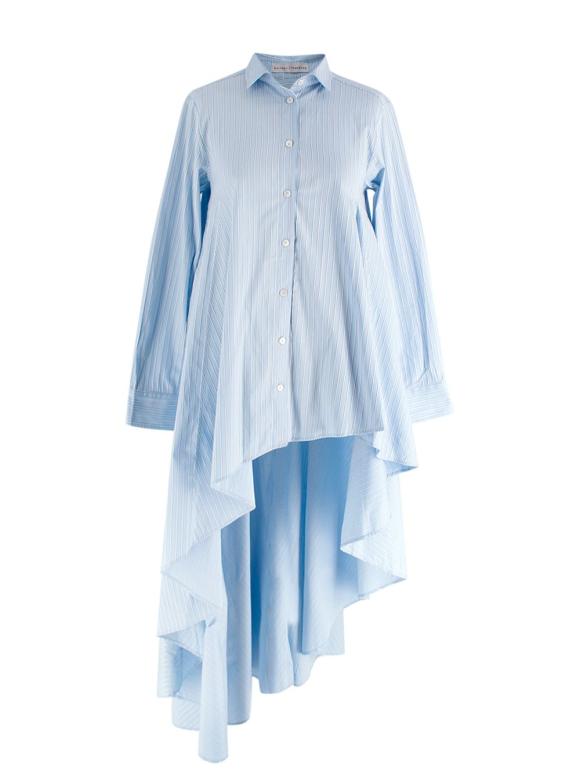 Palmer Harding Blue Pencil Stripe Super Shirt Dress