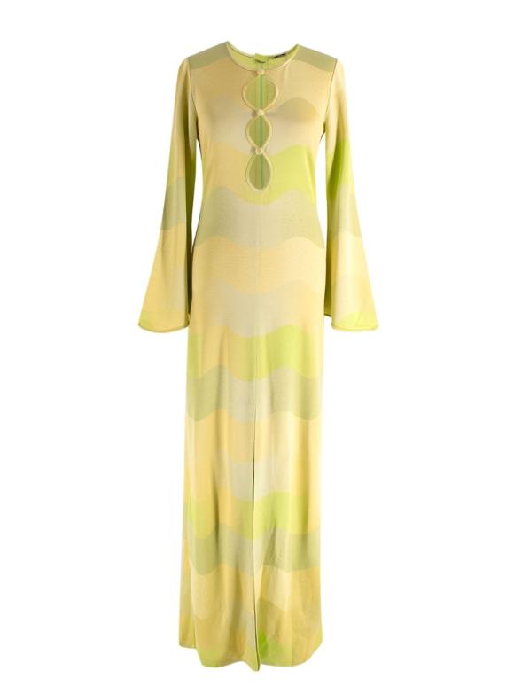 Alexis Lime Wave Serena Dress