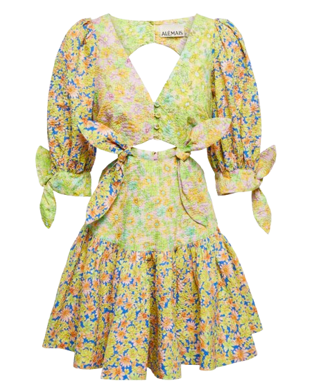 Alemais Floral Cotton Daisy Dress
