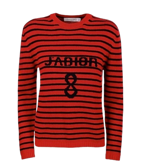 J'Adior 8 Striped Cashmere Jumper
