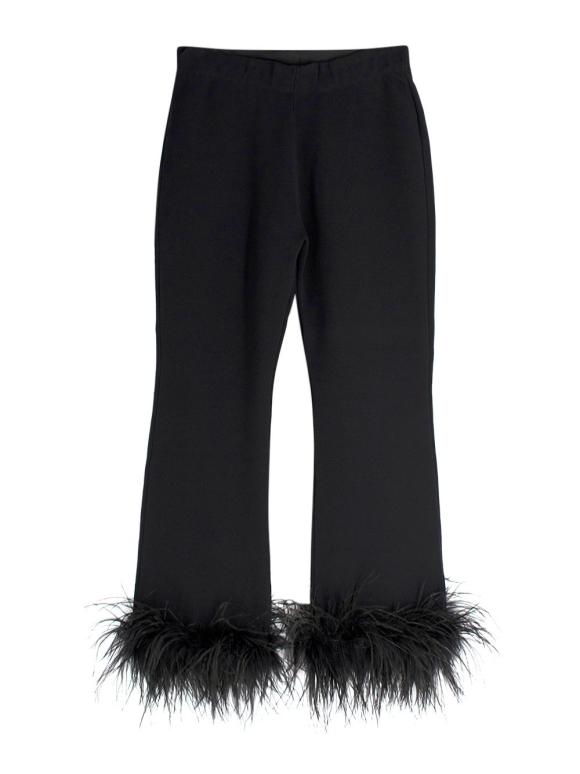 Tuckernuck Black Feather Hem Trousers