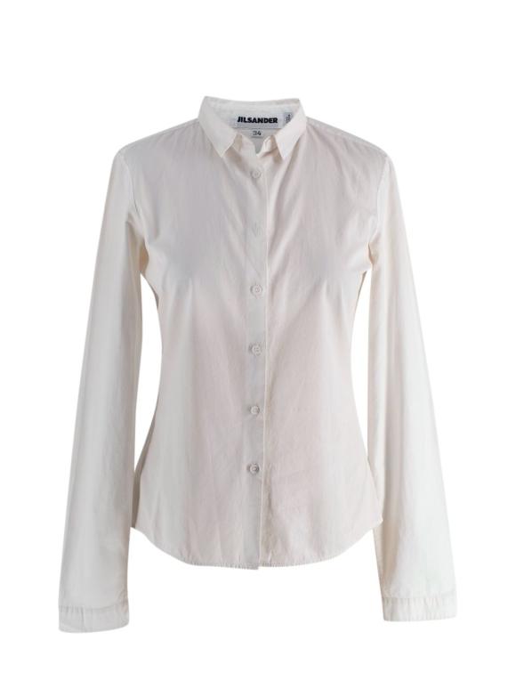 Jil Sander White Long Sleeve Shirt